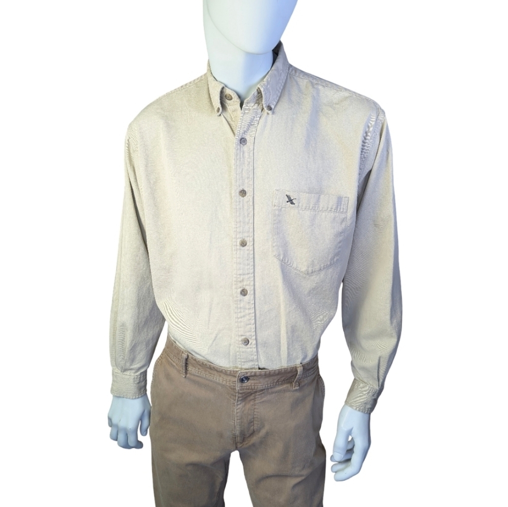 Vintage 90s Eddie Bauer Button Up Shirt, Size Large
